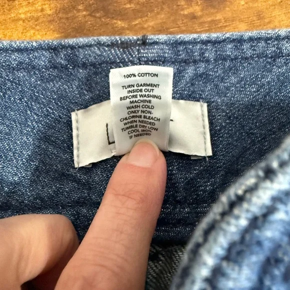 LOFT Denim Mini skirt size 4 - Picture 4 of 4
